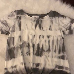 tie dye crop top
